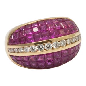 Ruby and Diamond BombŽ Ring from Plaza Jewellery - image 1