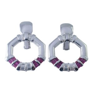 Avakian Ruby and Diamond Earrings from Plaza Jewellery - image 1