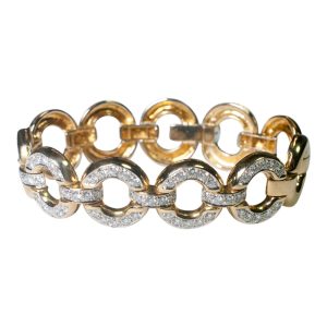 Gold and Diamond Circles Bracelet from Plaza Jewellery - image 1