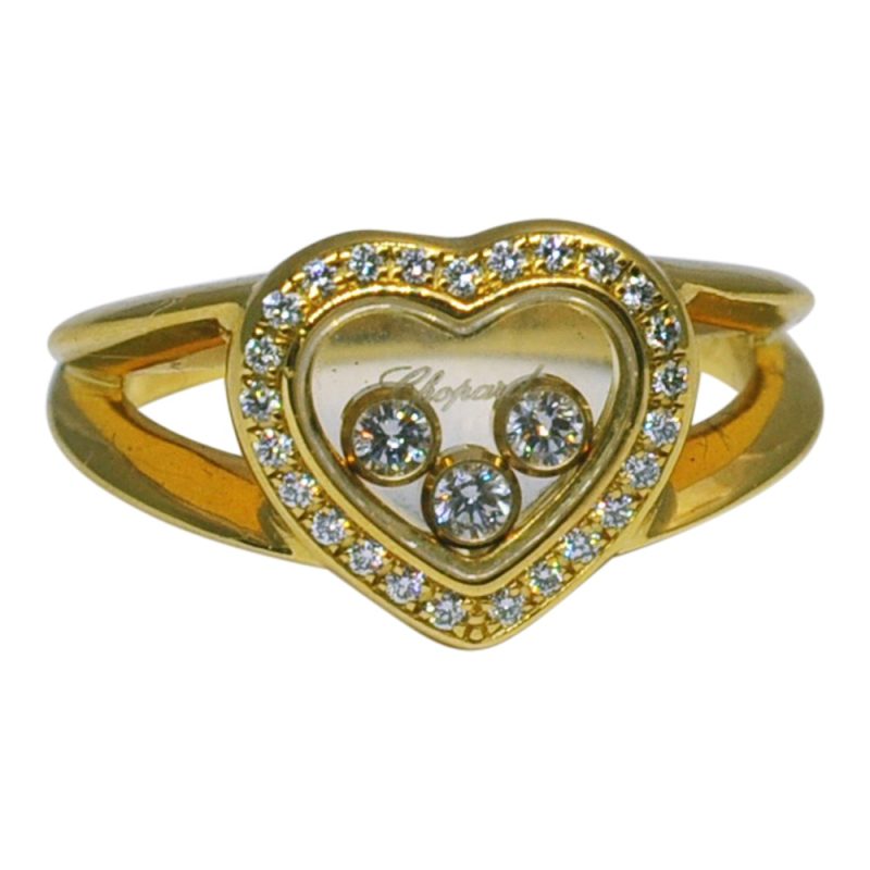 Chopard Happy Diamond 18ct Gold Ring