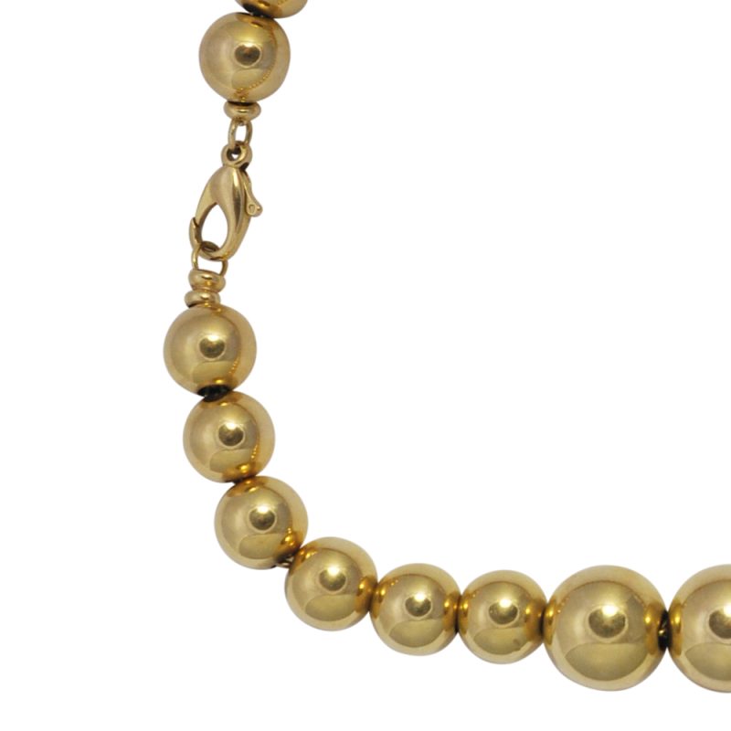 F124 GOLD BALL NECKLACE1