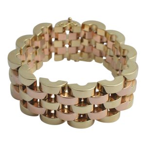 Bi Colour Gold Bracelet