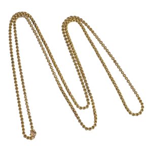 Victorian 15ct Gold Long Chain