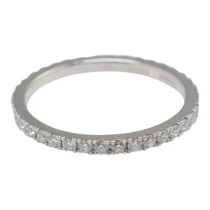 De Beers Diamond Platinum Eternity Ring