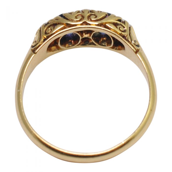 V1160 SAPPHIRE DIAMOND RING4