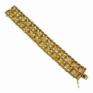 Mid Century 14ct Gold Bracelet