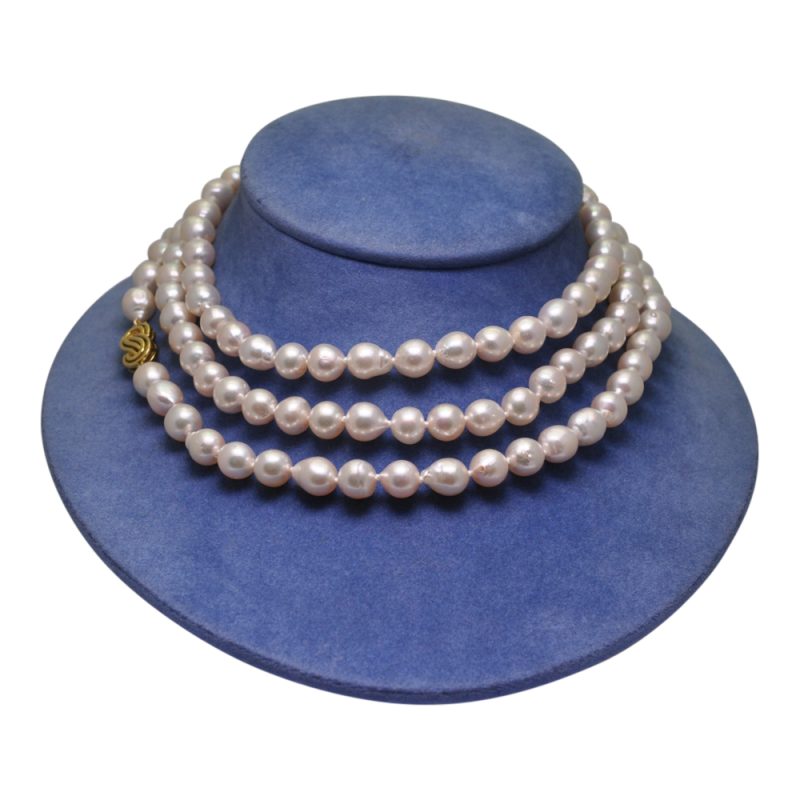 Long Cultured Pearl Necklace