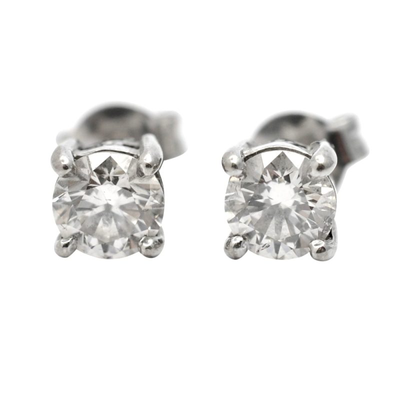 H064 1.04ct diamond stud earrings3