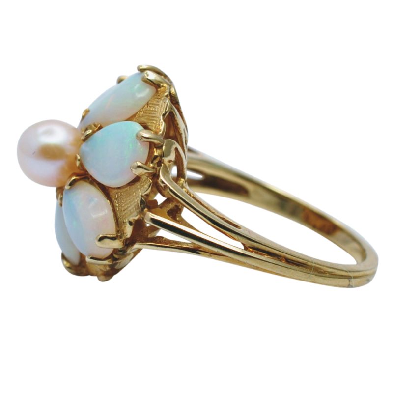 H066 8 OPAL PEARL RING6