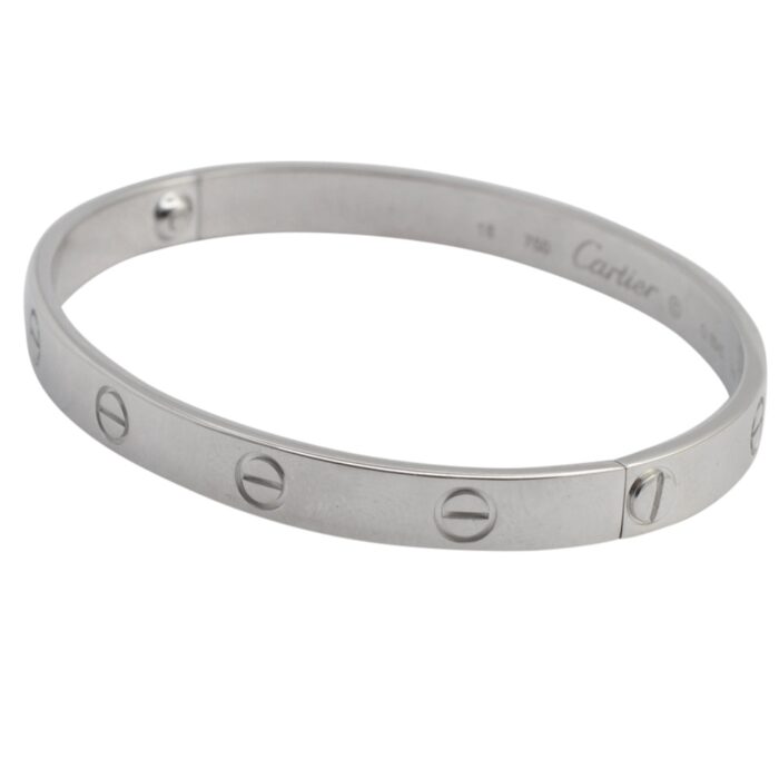 Cartier White Gold Love Bracelet SOLD 