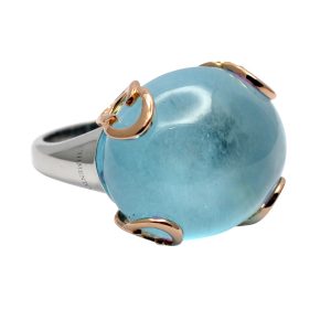 Chimento Cabochon Topaz 18ct Gold Ring