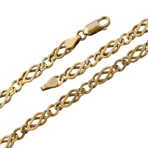 Vintage 9 Carat Gold Link Necklace