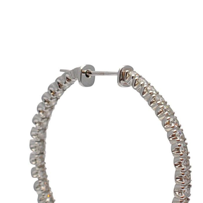 J6309 TIFFANY DIAMOND HOOP EARRINGS3
