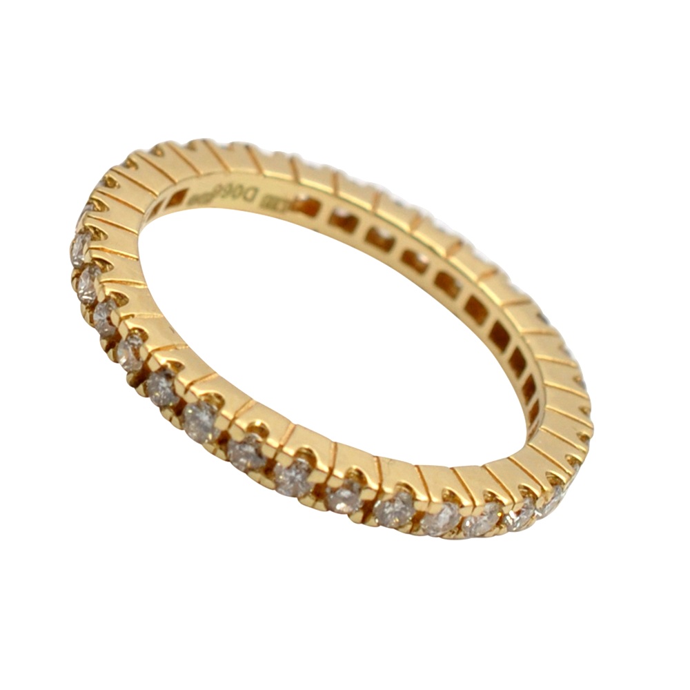 Diamond 18 Carat Gold Eternity Ring | Plaza Jewellery English Vintage ...