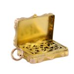 Antique Victorian 15ct Gold Vinaigrette