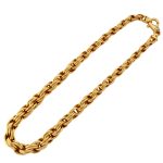 French 18ct Gold Graduated Necklace