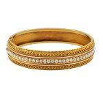 Victorian Pearl 15ct Gold Bracelet