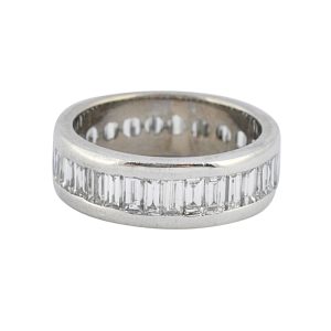 Baguette Diamond Gold Eternity Ring