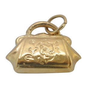 Vintage 9ct Gold Handbag Charm