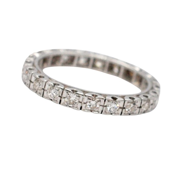 Art Deco Diamond Platinum Eternity Ring