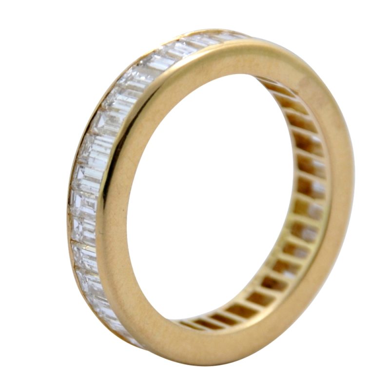 Baguette Diamond Gold Eternity Ring