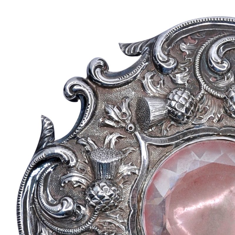 Antique Scottish Silver Kilt Brooch