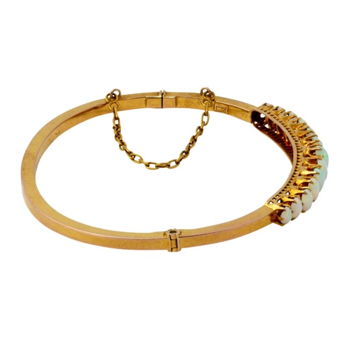 Antique Edwardian Opal Gold Bracelet