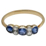 Antique Sapphire Engagement Ring