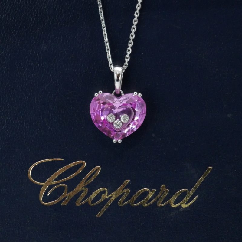 Chopard Pink Happy Diamonds Pendant