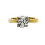 1.76ct Diamond Solitaire Gold Ring