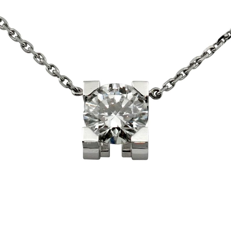 Cartier 1-01ct Solitaire Diamond Pendant