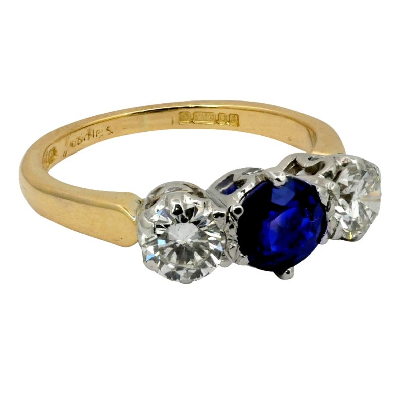 Vintage Boodles Sapphire Engagement Ring