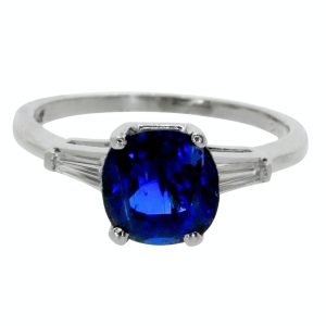 Burmese 2.45ct Sapphire Ring
