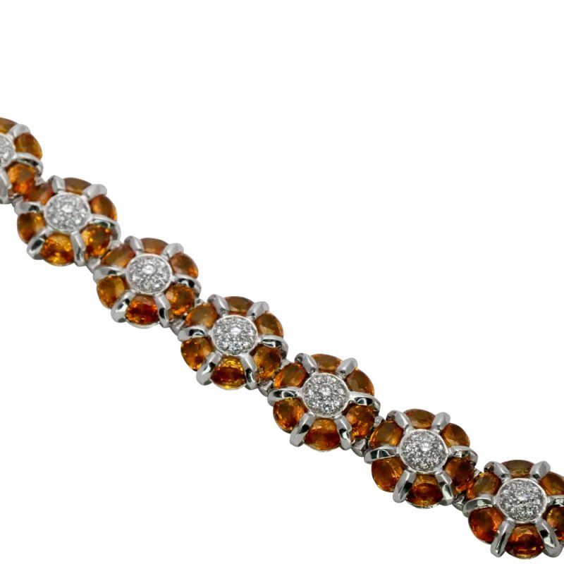 David Morris Sapphire Diamond Bracelet