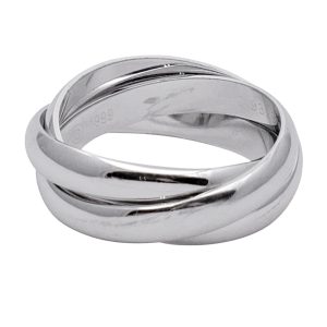 Cartier 18ct White Gold Trinity Ring