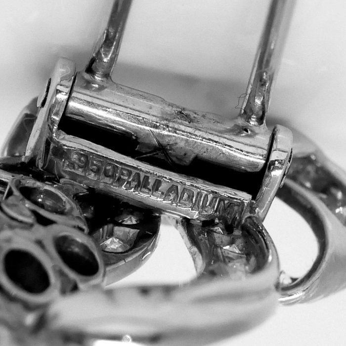 Tiffany & Co Diamond Ruby Double Clips