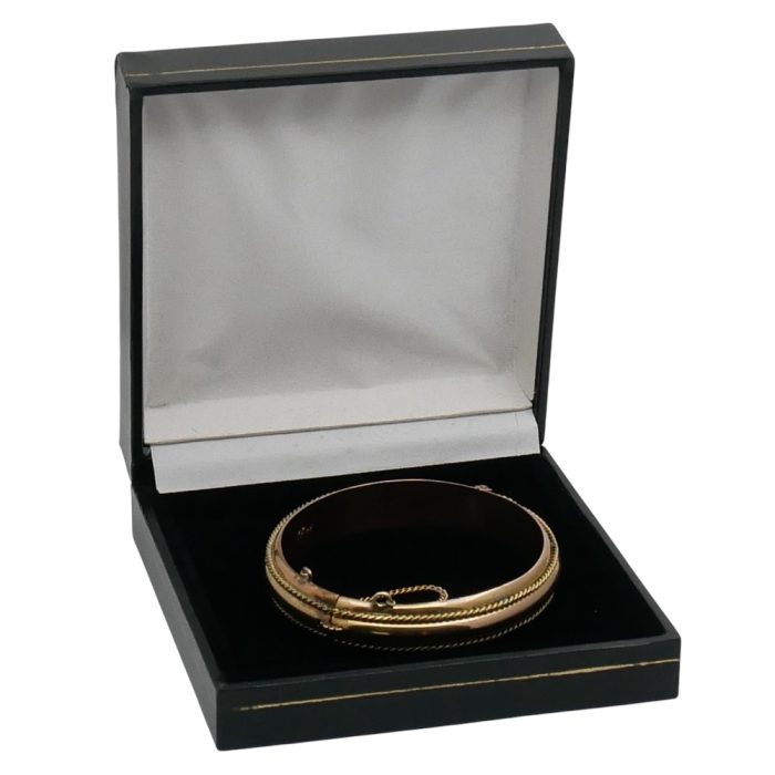 Antique 18ct Two Colour Gold Bangle