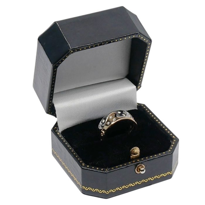 Vintage Diamond Gold Jigsaw Puzzle Ring