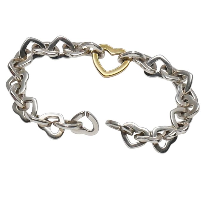 Tiffany & Co Silver Hearts Bracelet