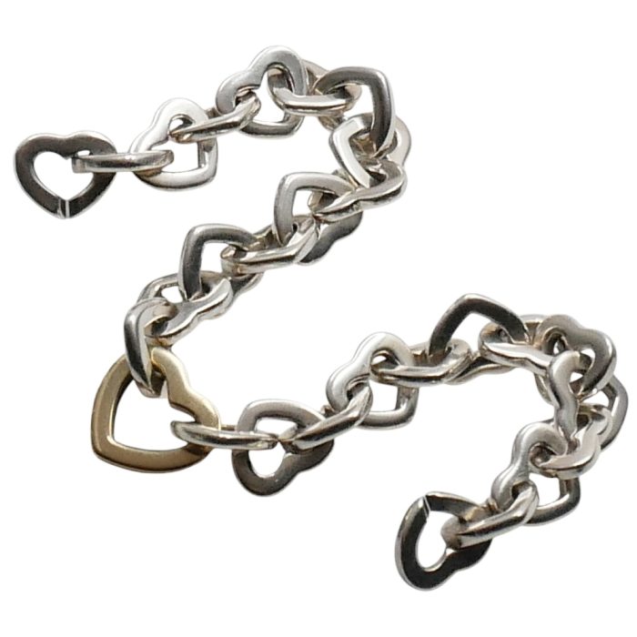 Tiffany & Co Silver Hearts Bracelet
