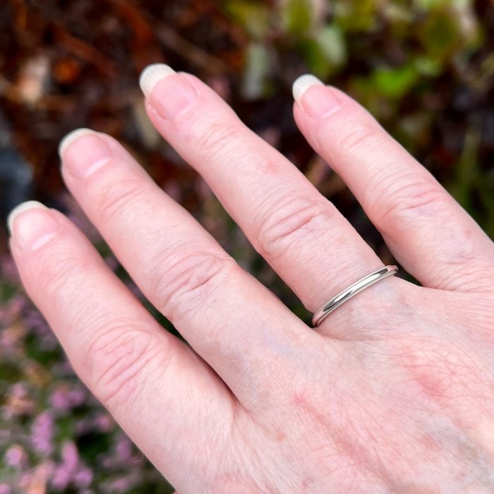 Vintage Tiffany Platinum Wedding Ring