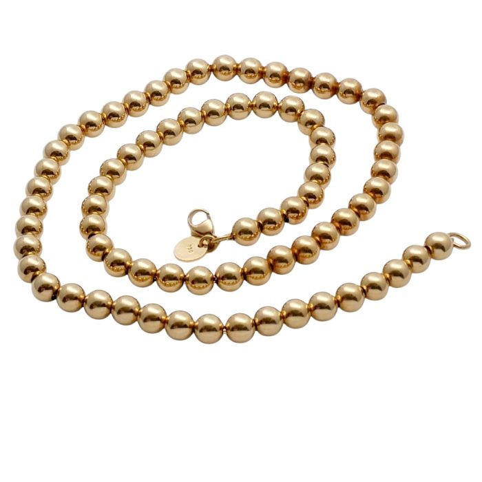 Tiffany & Co HardWear Ball Gold Necklace