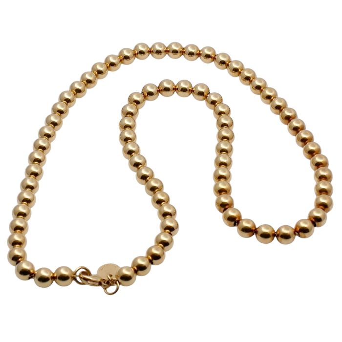 Tiffany & Co HardWear Ball Gold Necklace