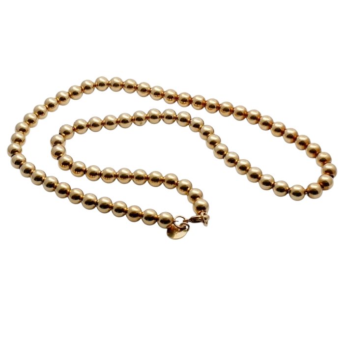 Tiffany & Co HardWear Ball Gold Necklace