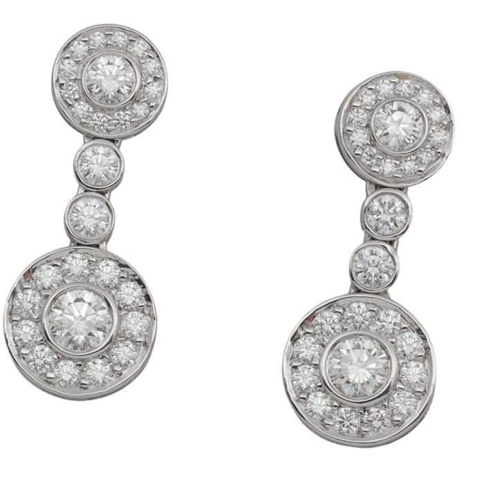 Tiffany & Co Diamond Circlet Earrings