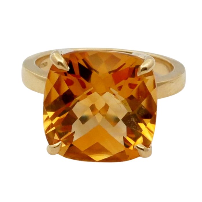 Tiffany & Co Citrine Sparklers Gold Ring