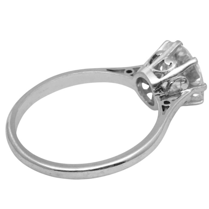 2.05ct Diamond Solitaire Platinum Ring