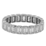 Baguette Diamond Platinum Eternity Ring