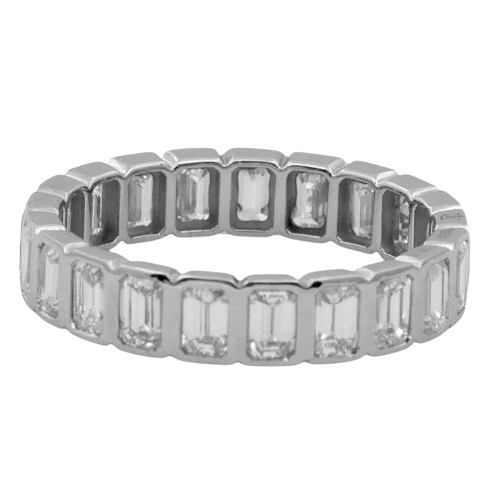 Baguette Diamond Platinum Eternity Ring 1 Baguette Diamond Platinum Eternity Ring