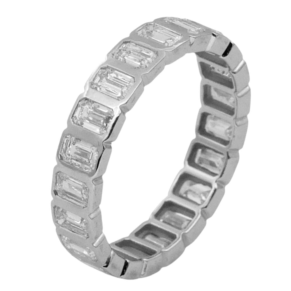 Baguette Diamond Platinum Eternity Ring 2 Baguette Diamond Platinum Eternity Ring